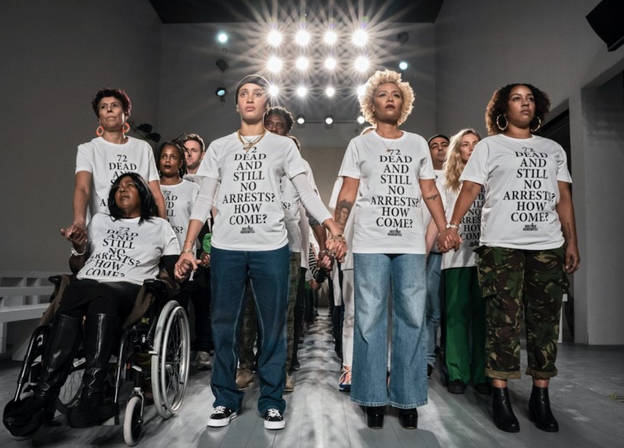 Justice 4 Grenfell at London Fashion Week