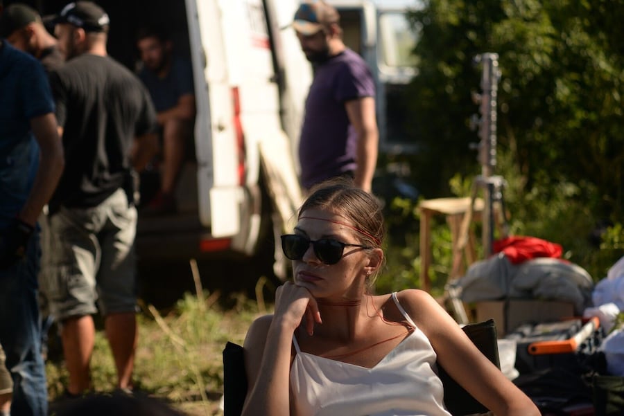 Behind-the-scenes of Rosie Lowe’s “Pharoah” video 14