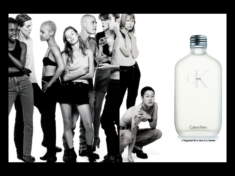 Calvin Klein CK One perfume campaign
