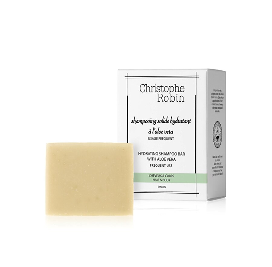 Christophe Robin Hydrating Shampoo Bar with Aloe Vera 0