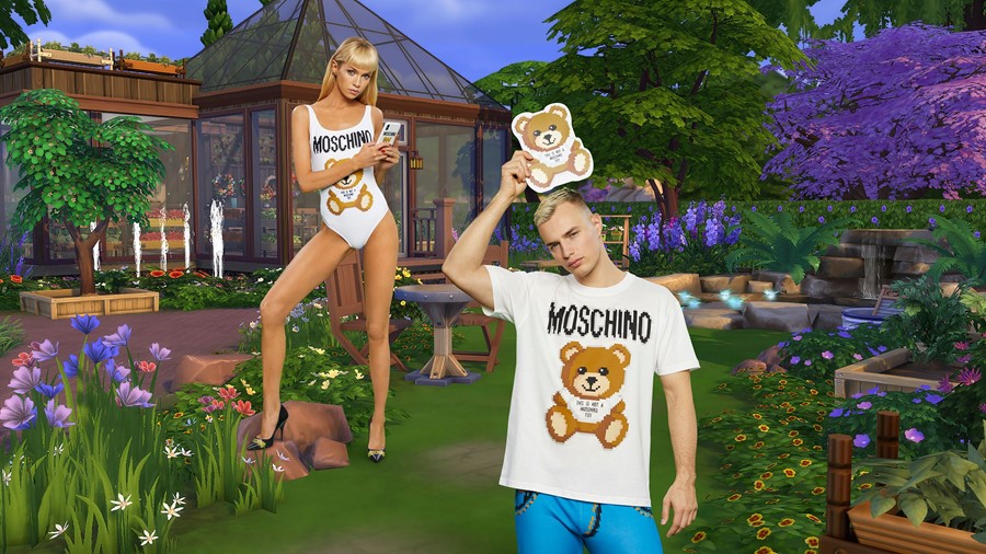 Moschino The Sims collaboration campaign