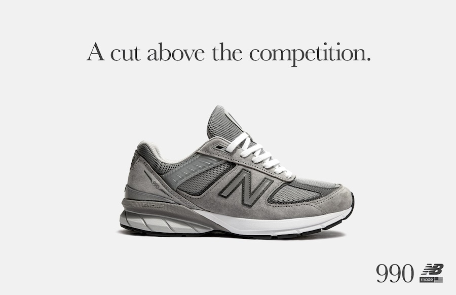 new balance 990 v5 dad shoe campaign 0