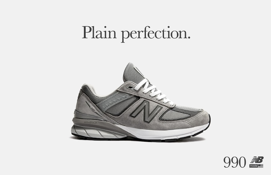 new balance 990 v5 dad shoe campaign 2