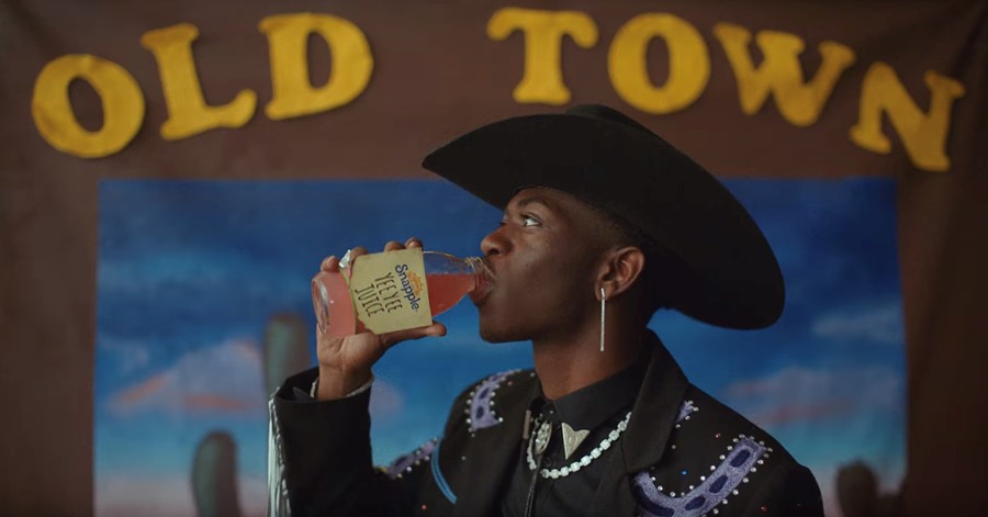 Lil Nas X in the Old Town Road video