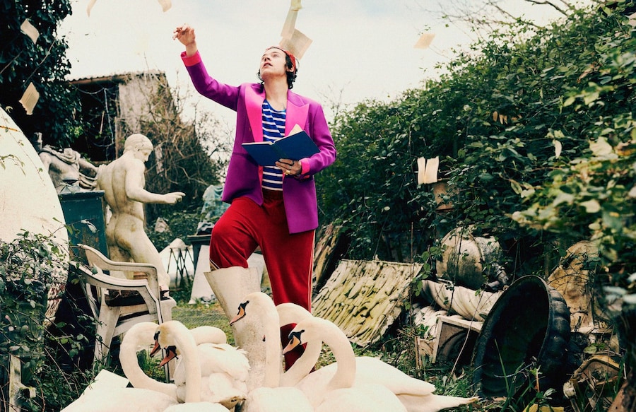 gucci pre fall harry styles harmony korine campaign 5
