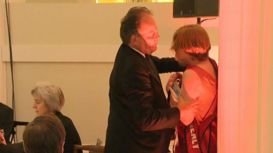 Mark Field assaults peaceful Greenpeace protester