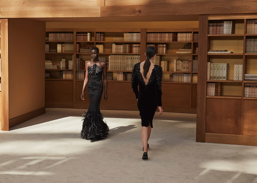 Chanel AW19 Couture Virginie Viard Paris Adut Akech