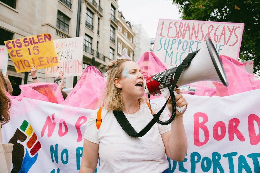 pride london trans protest 14 15