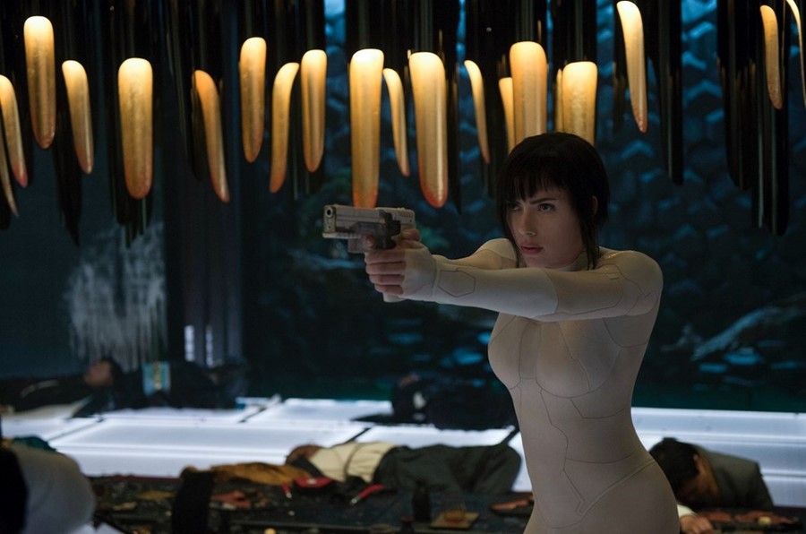 Scarlett Johansson in Ghost in the Shell