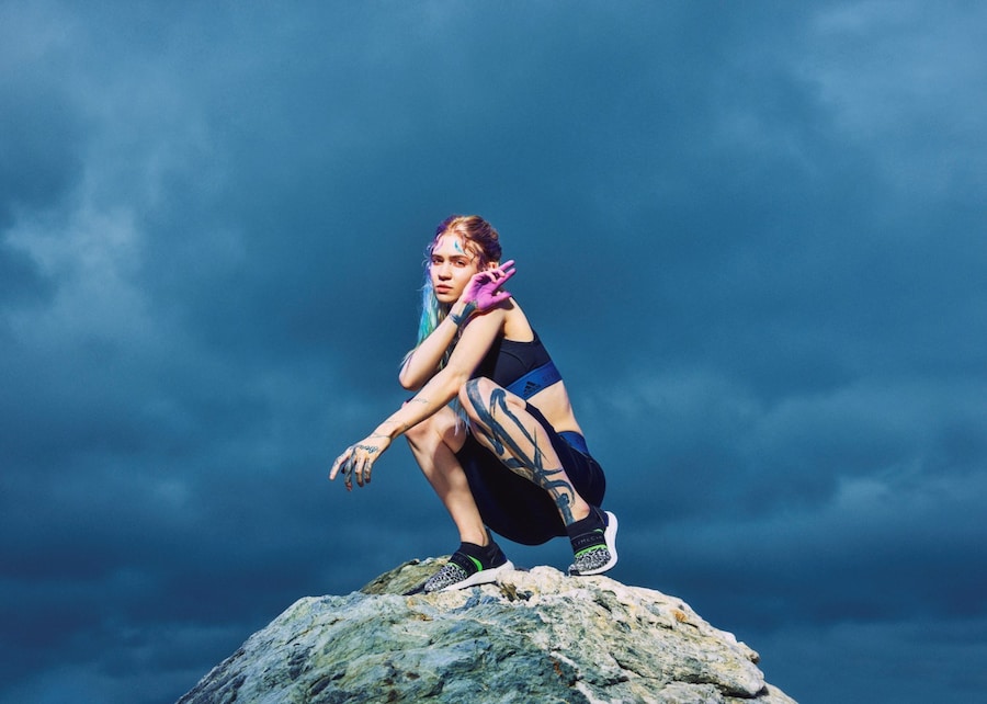 adidas grimes stella mccartney collaboration campaign aw19 6