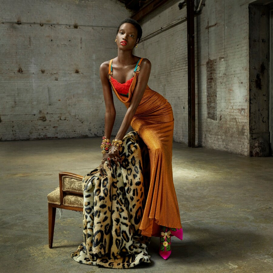 2 AW19 Campaign Steven Meisel Donatella Versace Anok Yai 1