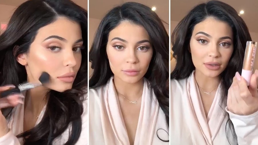 Kylie Jenner beauty tutorial