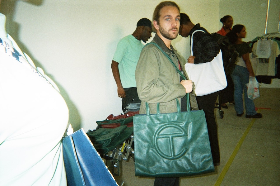 Telfar sample sale NYFW SS20 Andrew Tess 1 0