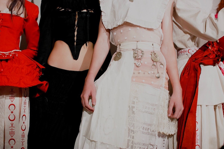 Backstage Dilara Findikoglu SS20 London Fashion Week 19 17
