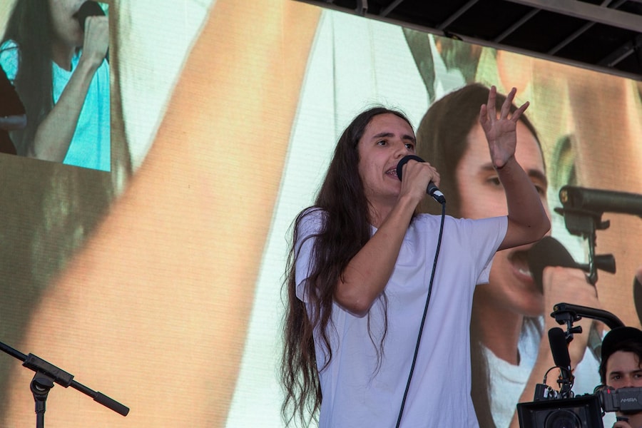 Xiuhtezcatl Martinez, New York Climate Strike 1