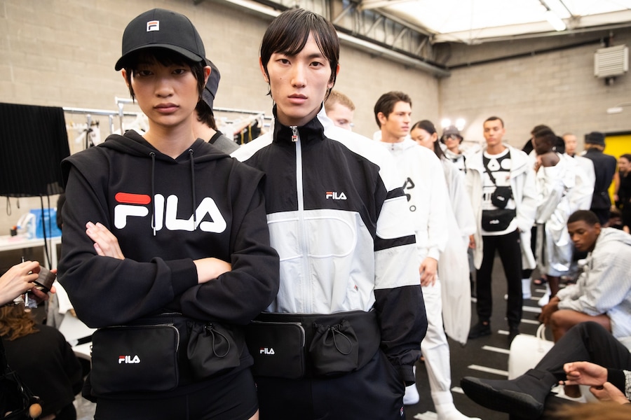 Backstage at Fila SS20 19 18