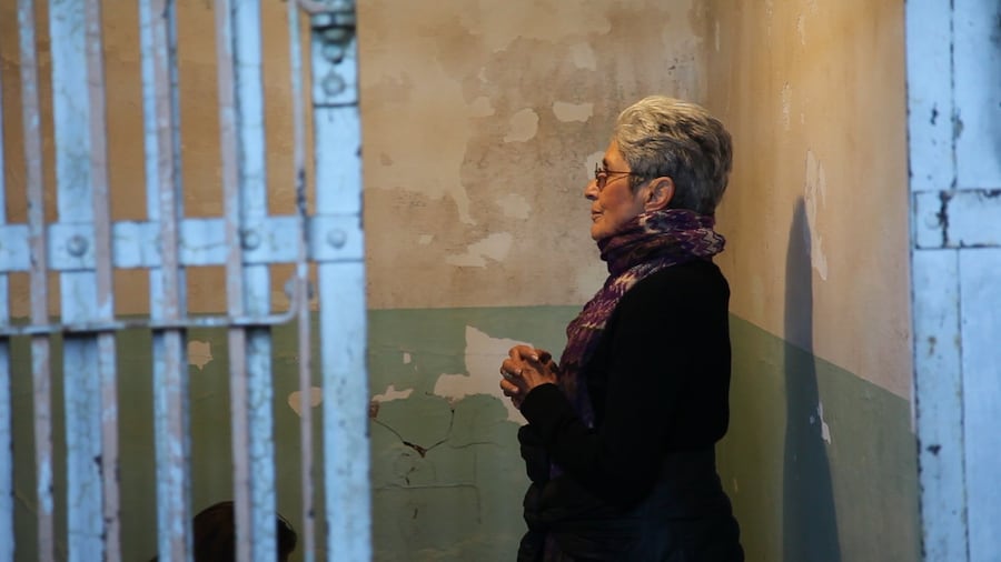 A still from @Large: Ai Weiwei on Alcatraz 1