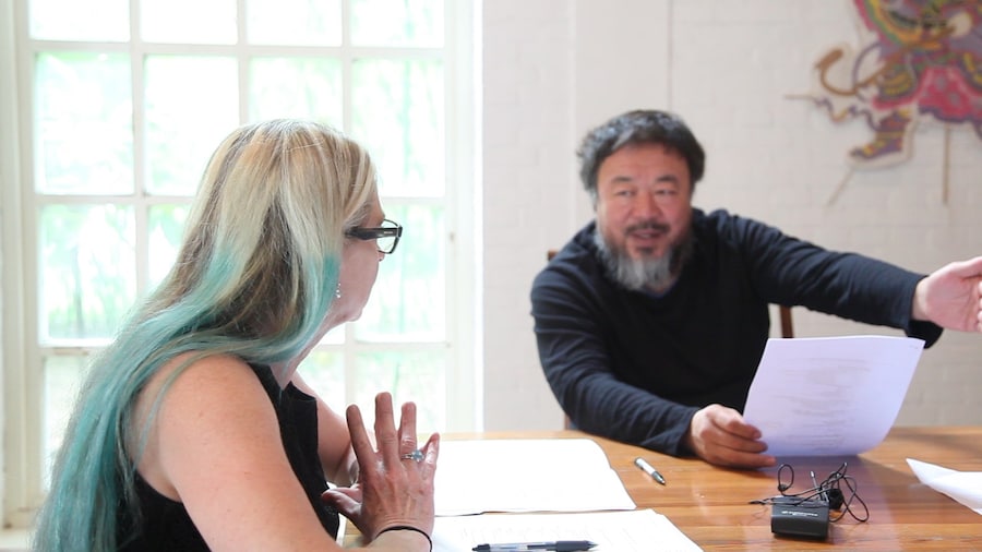 A still from @Large: Ai Weiwei on Alcatraz 7
