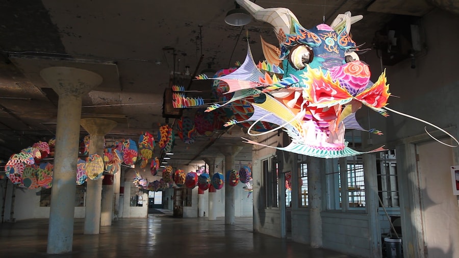 A still from @Large: Ai Weiwei on Alcatraz 10
