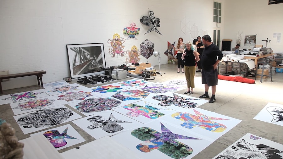 A still from @Large: Ai Weiwei on Alcatraz 25