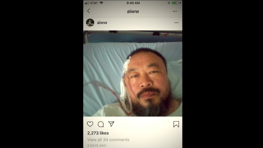 A still from @Large: Ai Weiwei on Alcatraz 27