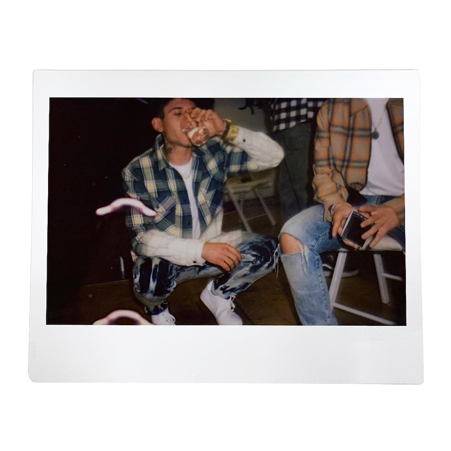 RKOMI at Milan’s Bershka instore 0