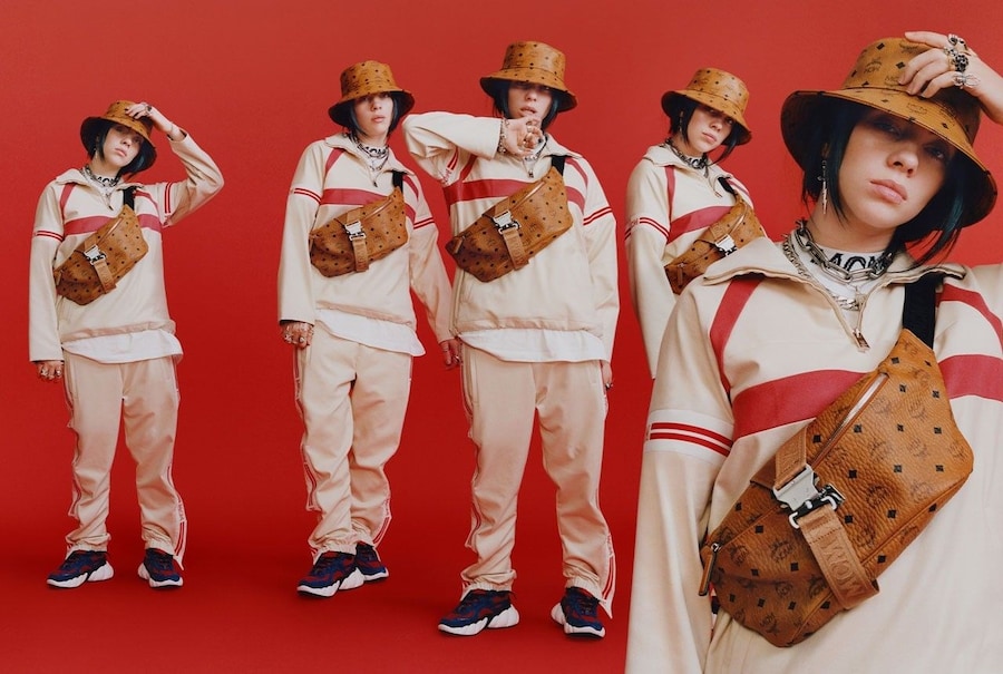 Best pop star fashion campaigns Billie Eilish MCM 8
