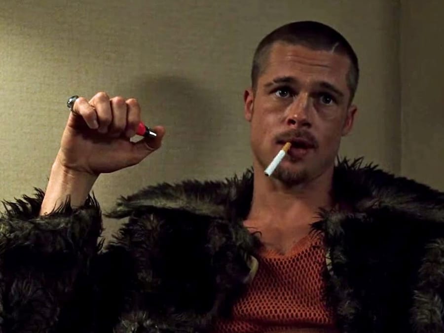 Fight Club style David Fincher Brad Pitt 1