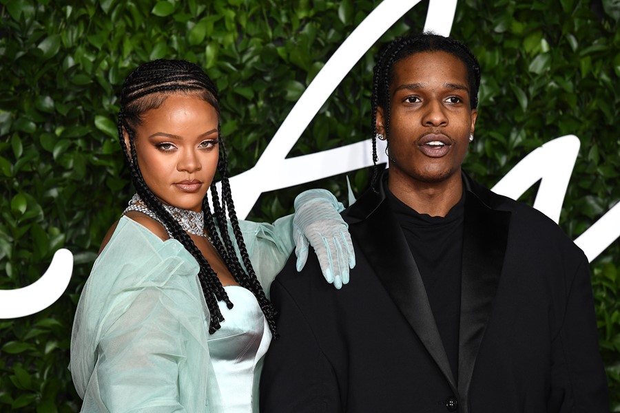 The 2019 Fashion Awards Rihanna and A$AP Rocky
