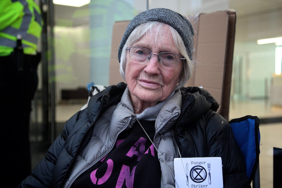 Extinction Rebellion London hunger strike 6