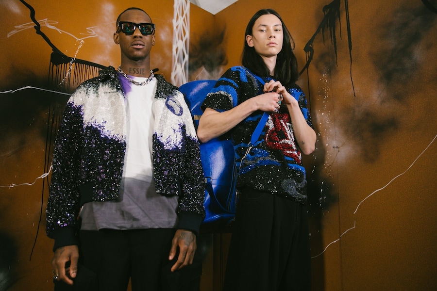 Backstage at Louis Vuitton AW19 Menswear 26