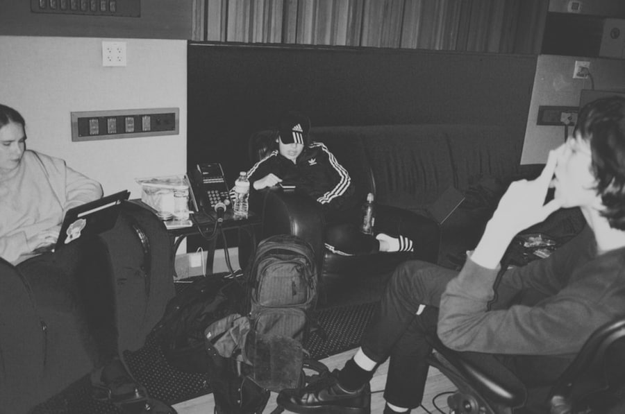 A.G. Cook in the studio with Charli XCX, Noonie Bao 5