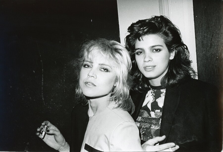 Linter and Gia Carangi going to the Mudd Club, 1980 1