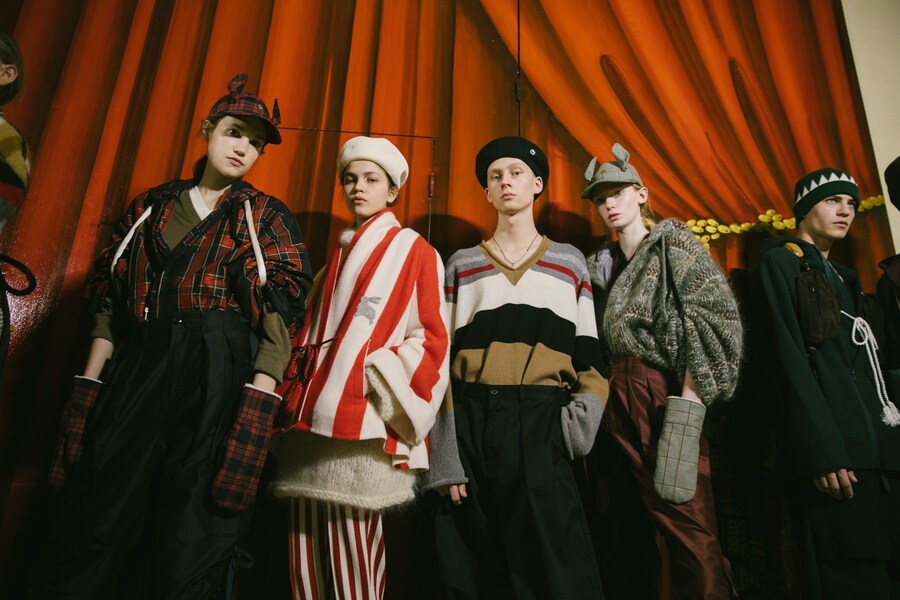 Backstage at Undercover AW20 Jun Takahashi Paris menswear 8 7