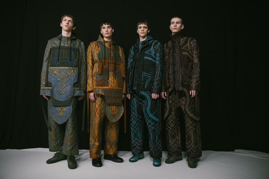 Backstage at Craig Green paris mesnwear fashion week aw20 6 5