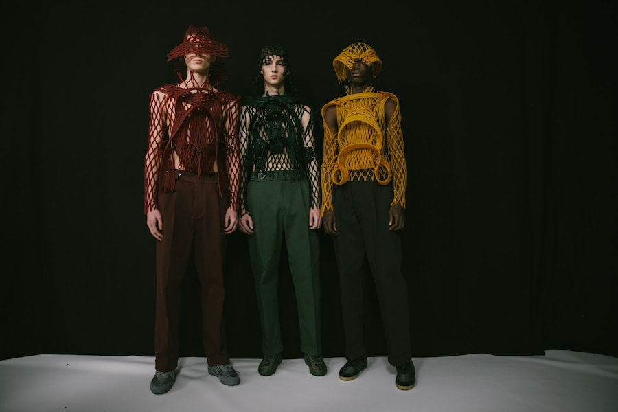 Backstage at Craig Green paris mesnwear fashion week aw20 17 16