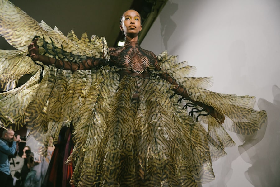 Backstage at Iris Van Herpen Couture SS20 Paris 12 18