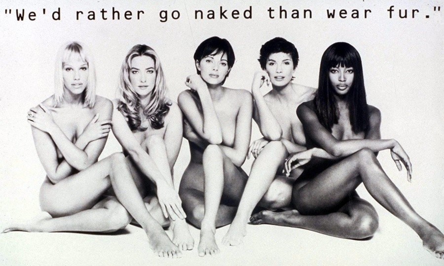 Peta, ‘I&#39;d Rather Go Naked Than Wear Fur’ ad