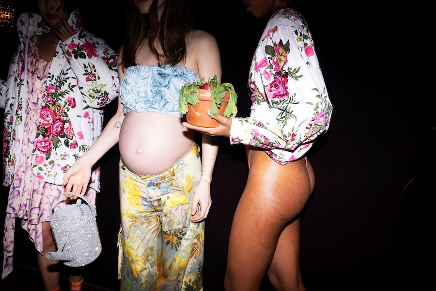 Backstage at Collina Strada AW20 nyfw 6 5