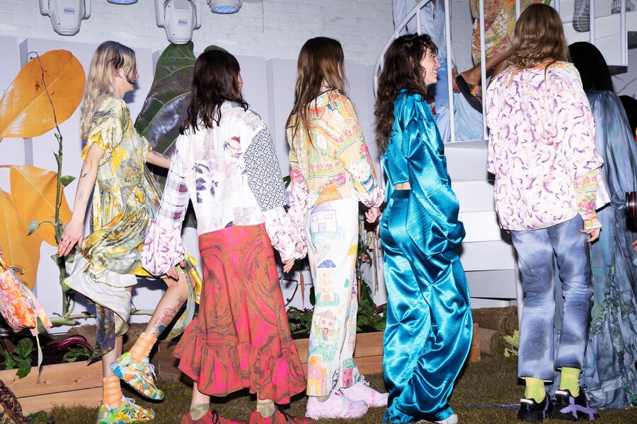 Backstage at Collina Strada AW20 nyfw 28 27