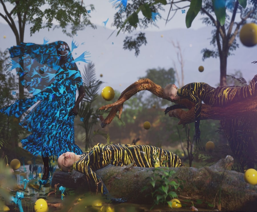 Marine Serre Mar&#233;e Noire SS20 campaign 1