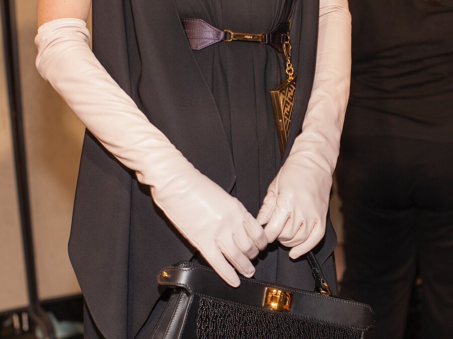 Backstage at the AW20 Fendi fashion show 10 9