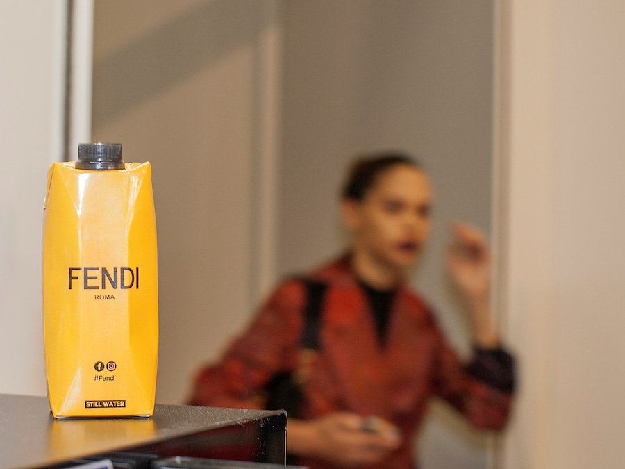 Backstage at the AW20 Fendi fashion show 21 20
