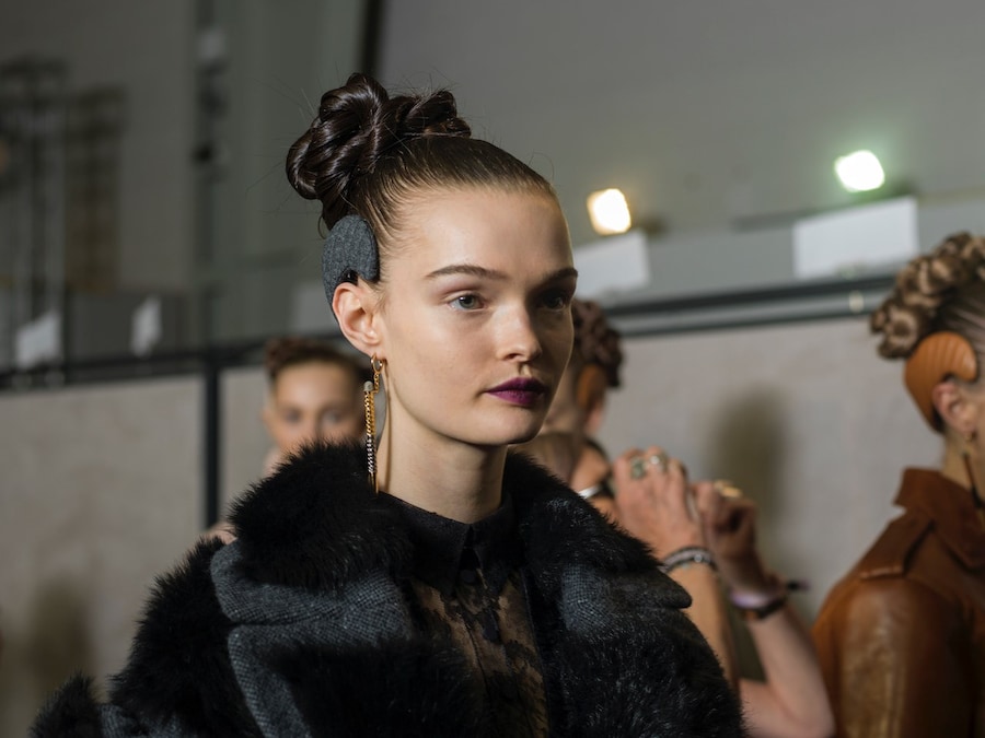 Backstage at the AW20 Fendi fashion show 28 27