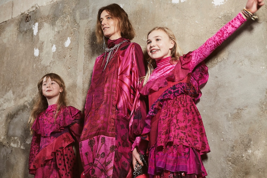 Backstage at the AW20 Marine Serre fashion show 29 28