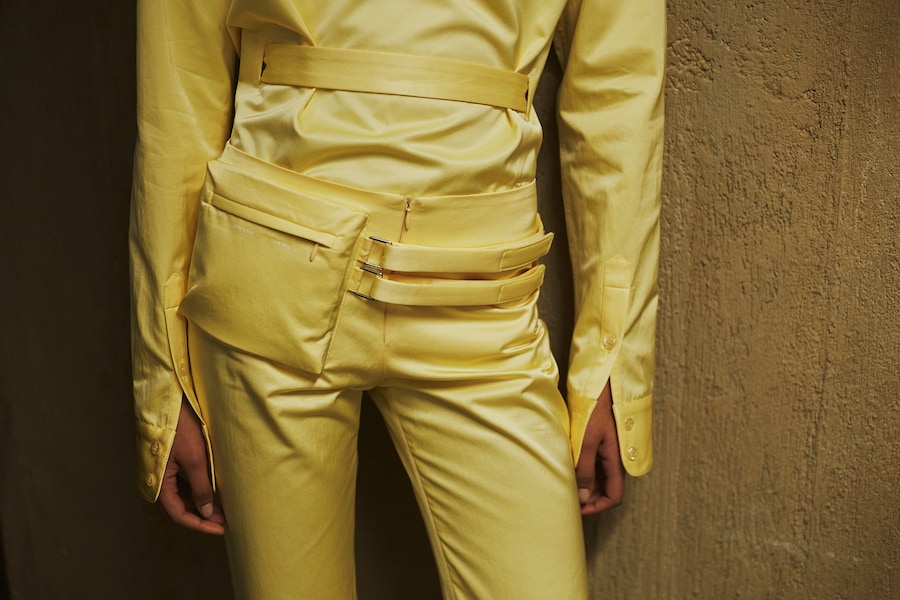 Backstage at the AW20 Coperni fashion show womenswear pfw20 19