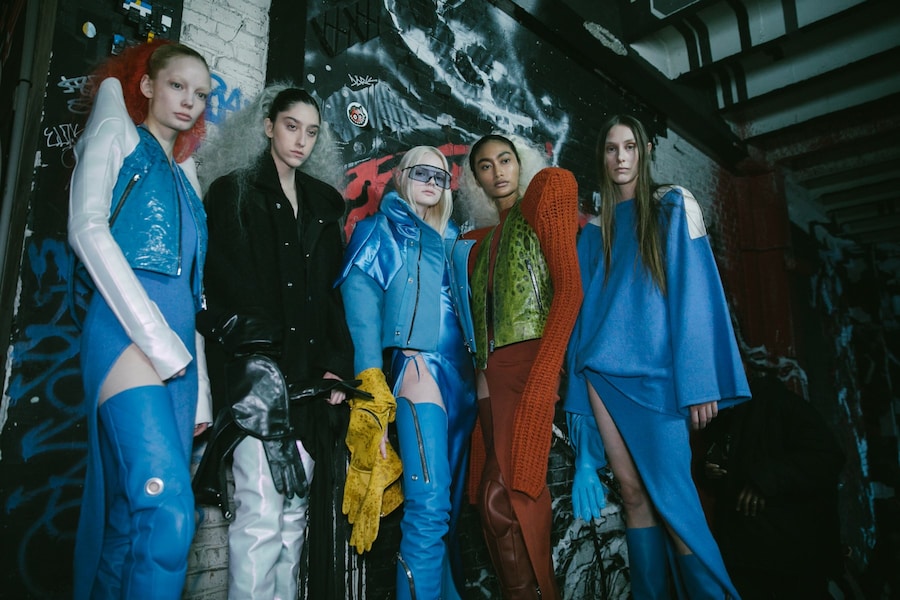 Backstage at the AW20 Rick Owens fashion show 13 12