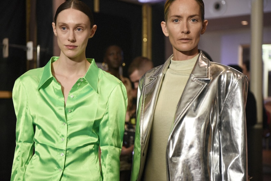 Backstage at the AW20 Kwaidan Editions fashion show 9 8