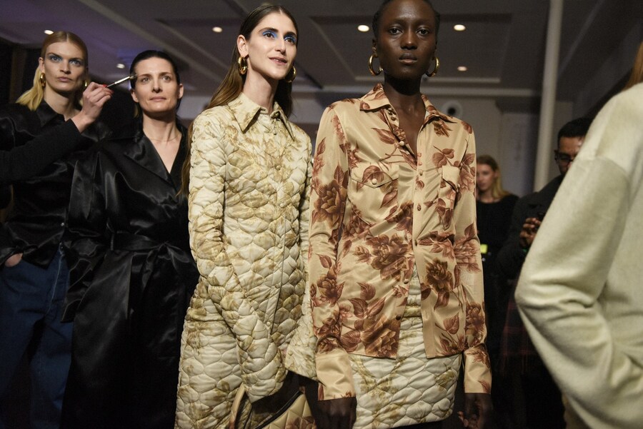 Backstage at the AW20 Kwaidan Editions fashion show 23 22