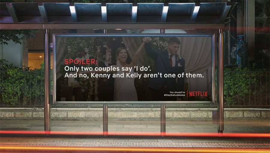 Netflix Spoiler Billboard Miami Ad School Germany